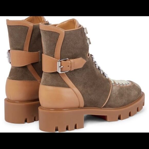 [christian louboutin] bnib macadamia hiking boots - Picture 5 of 16